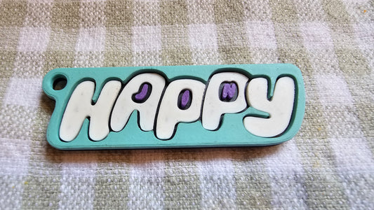 Jin Happy Key Chain